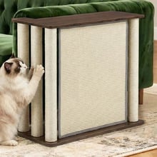 Lumi Side Table with Right Cat Scratching Board